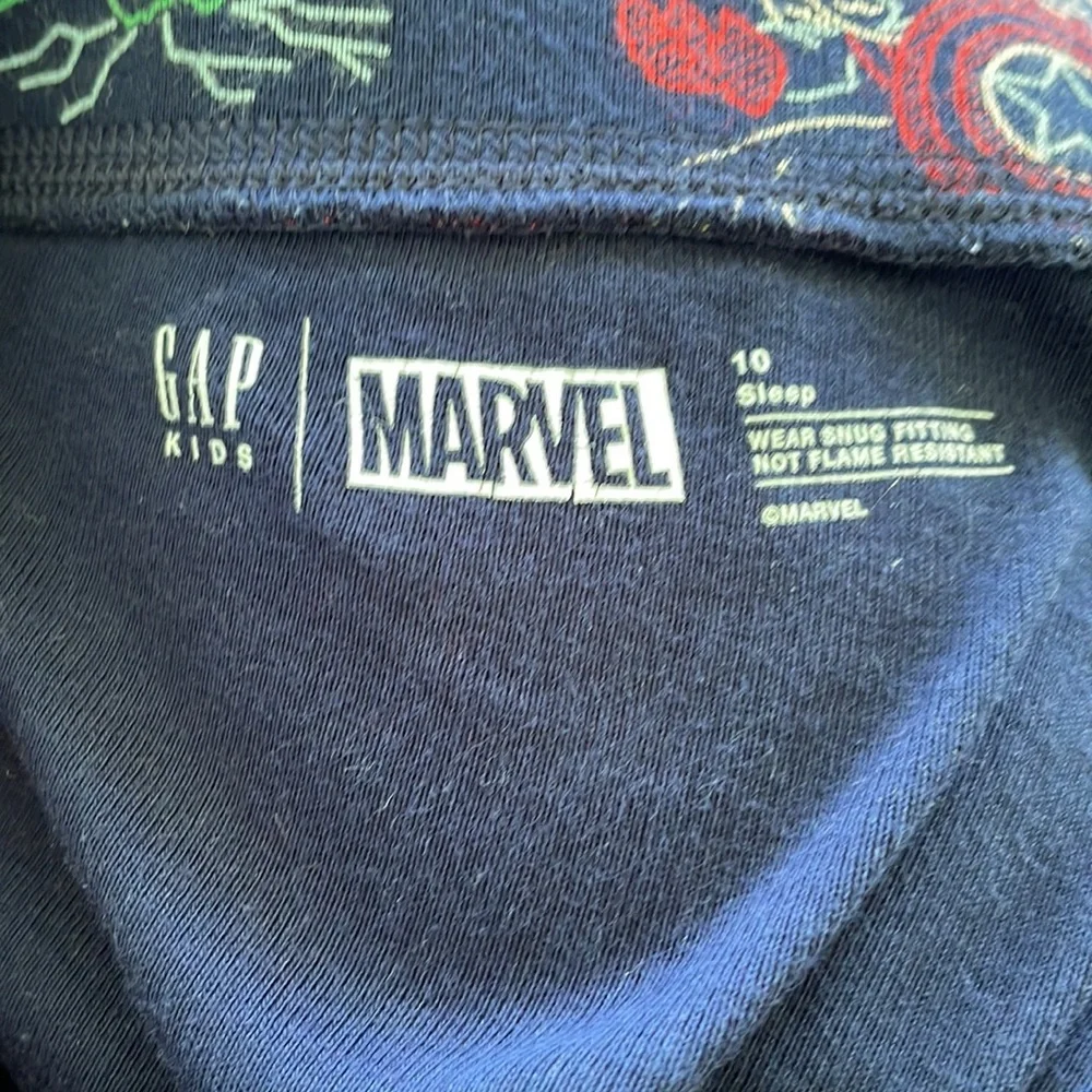 Gap kids Marvel Avengers blue cotton pajama sleep pants size 10
